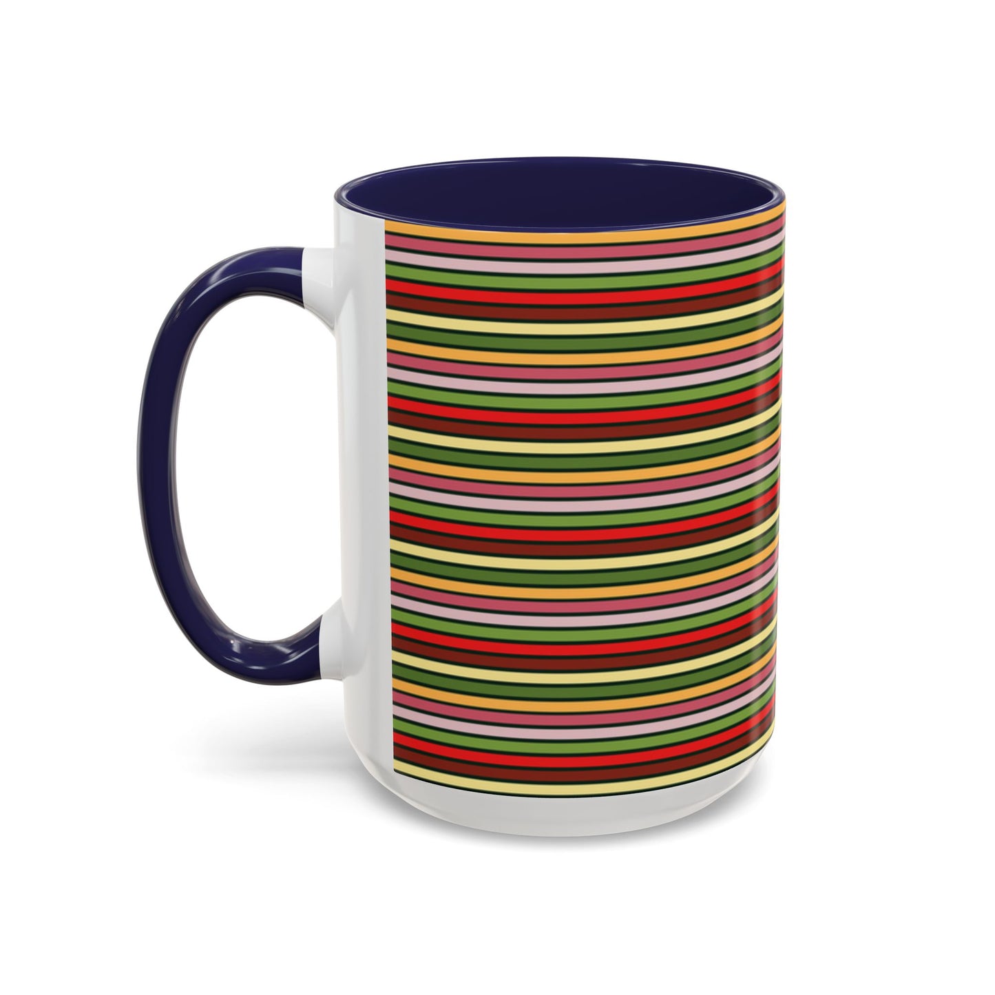 Christmas Stripes  Mug 15oz