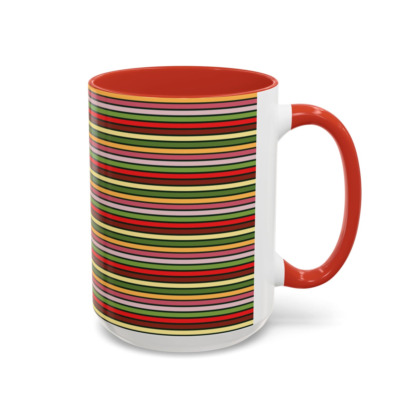 Christmas Stripes  Mug 15oz