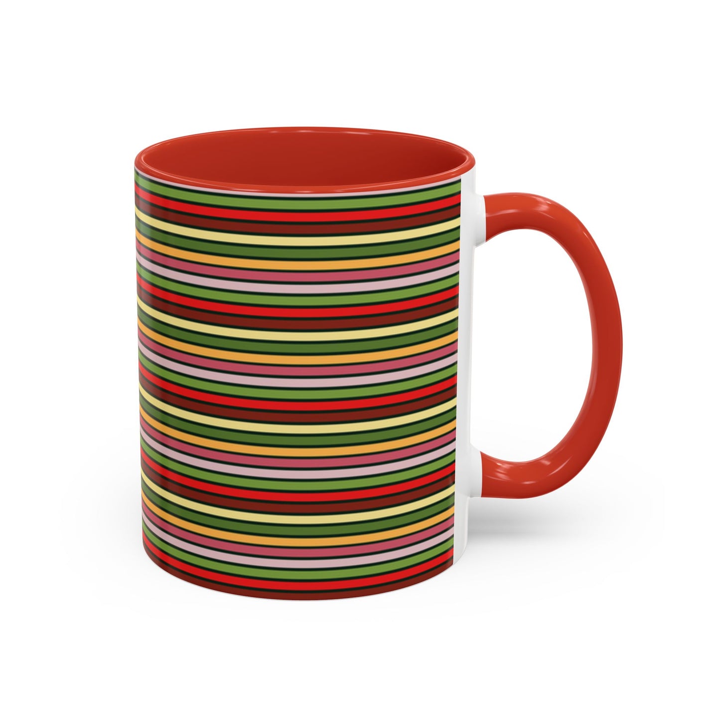 Christmas Stripes  Mug 15oz