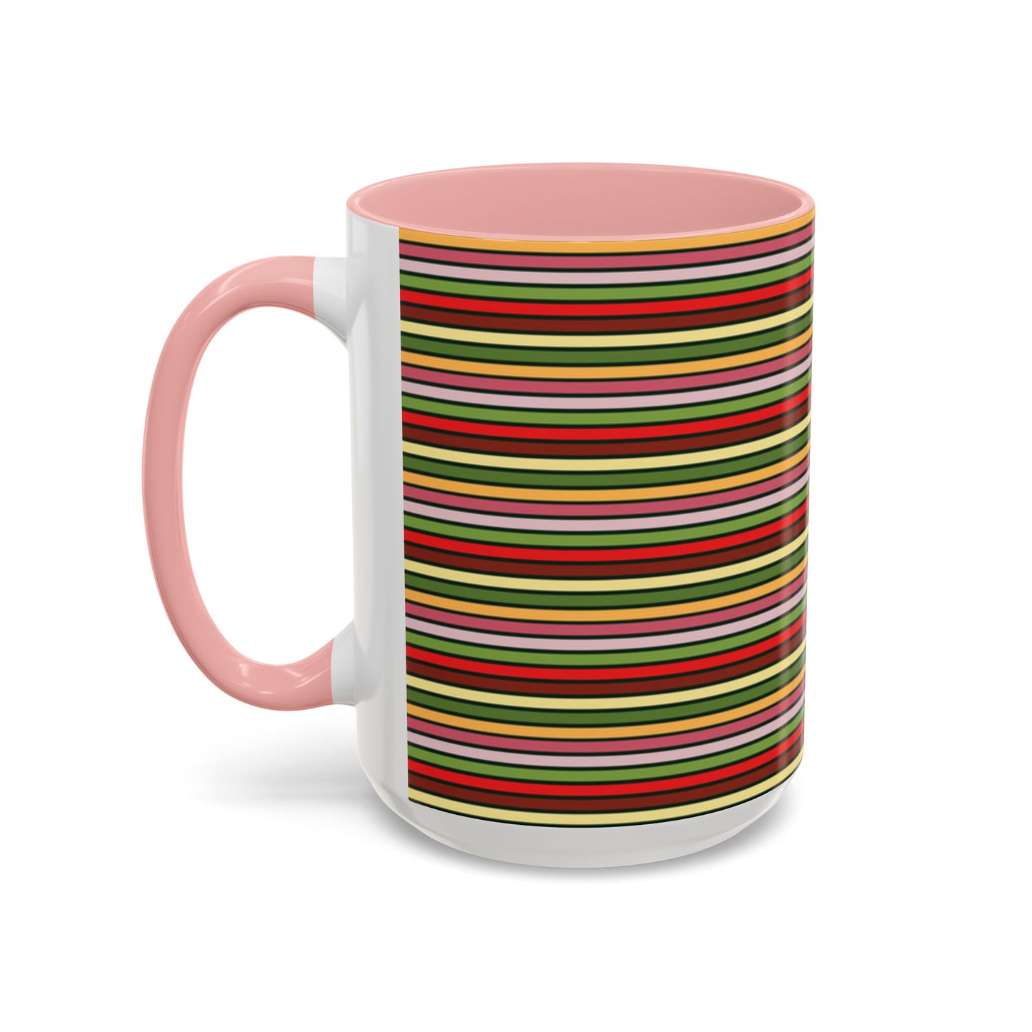 Christmas Stripes  Mug 15oz