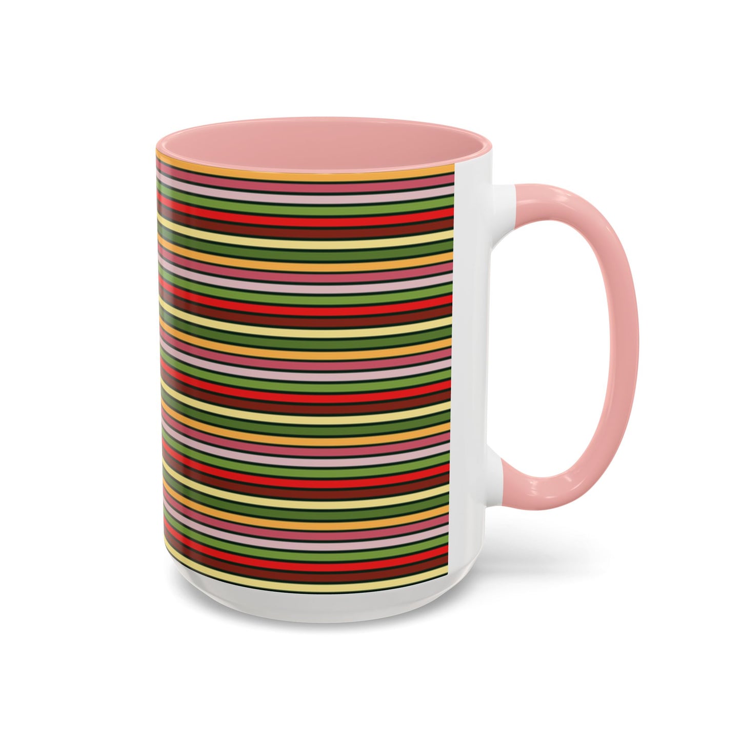 Christmas Stripes  Mug 15oz