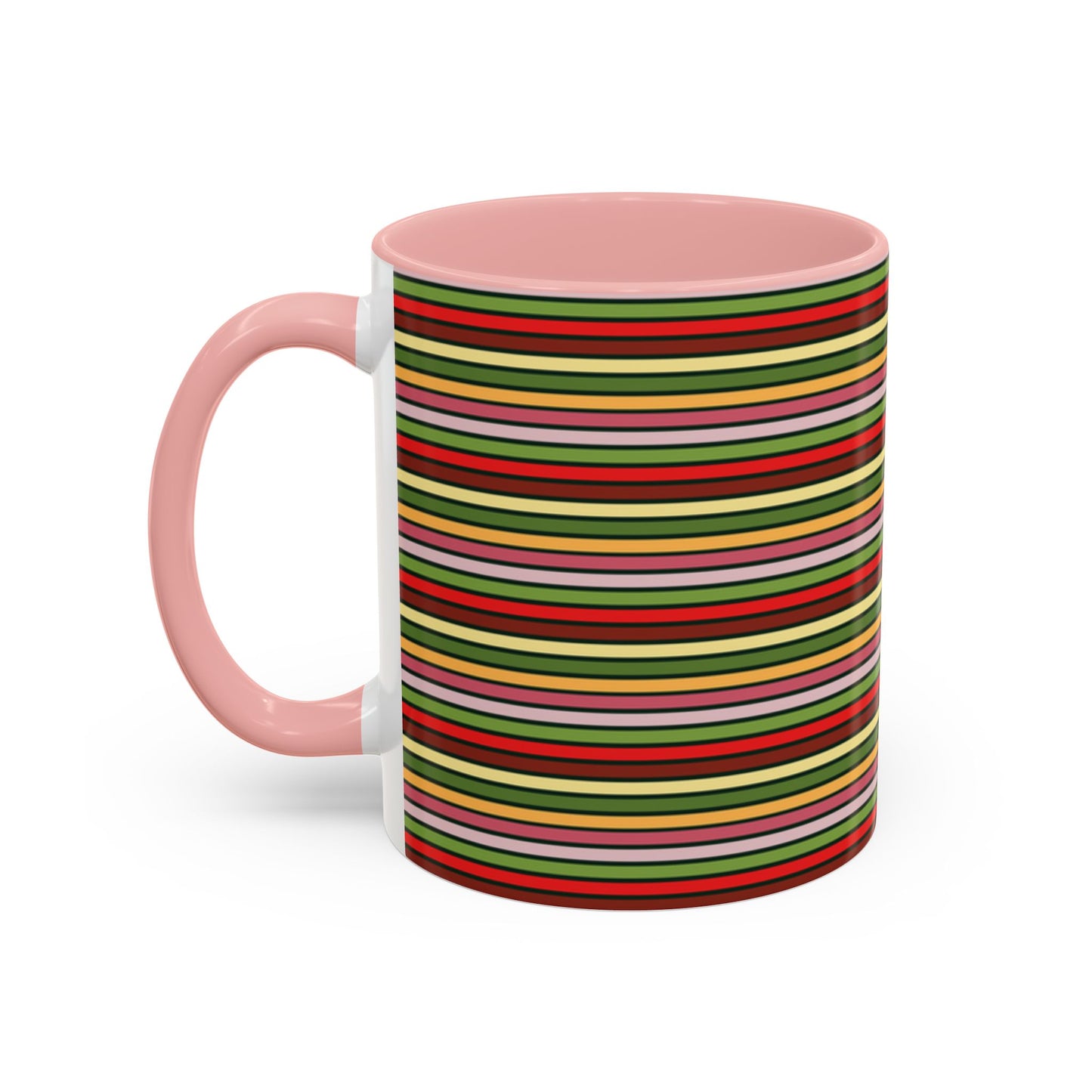 Christmas Stripes  Mug 15oz