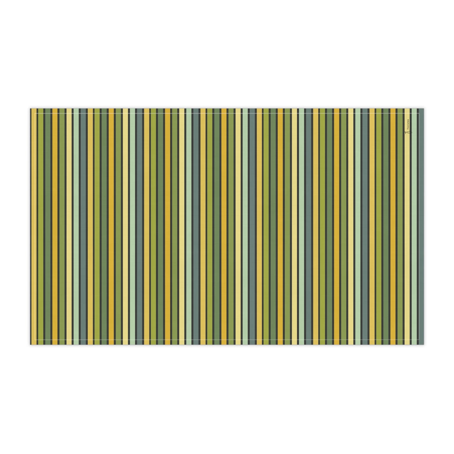 Warm Green Stripes