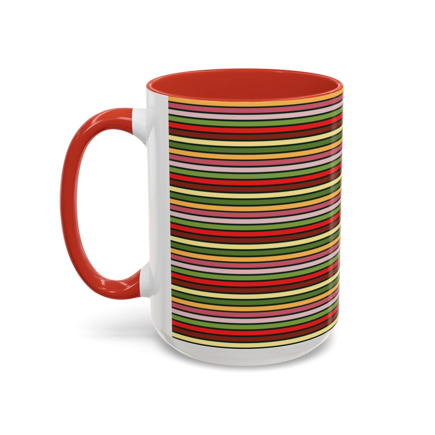 Christmas Stripes  Mug 15oz