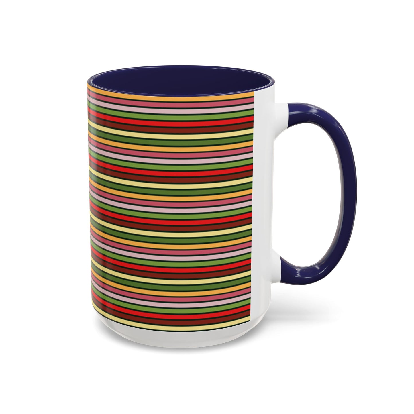 Christmas Stripes  Mug 15oz