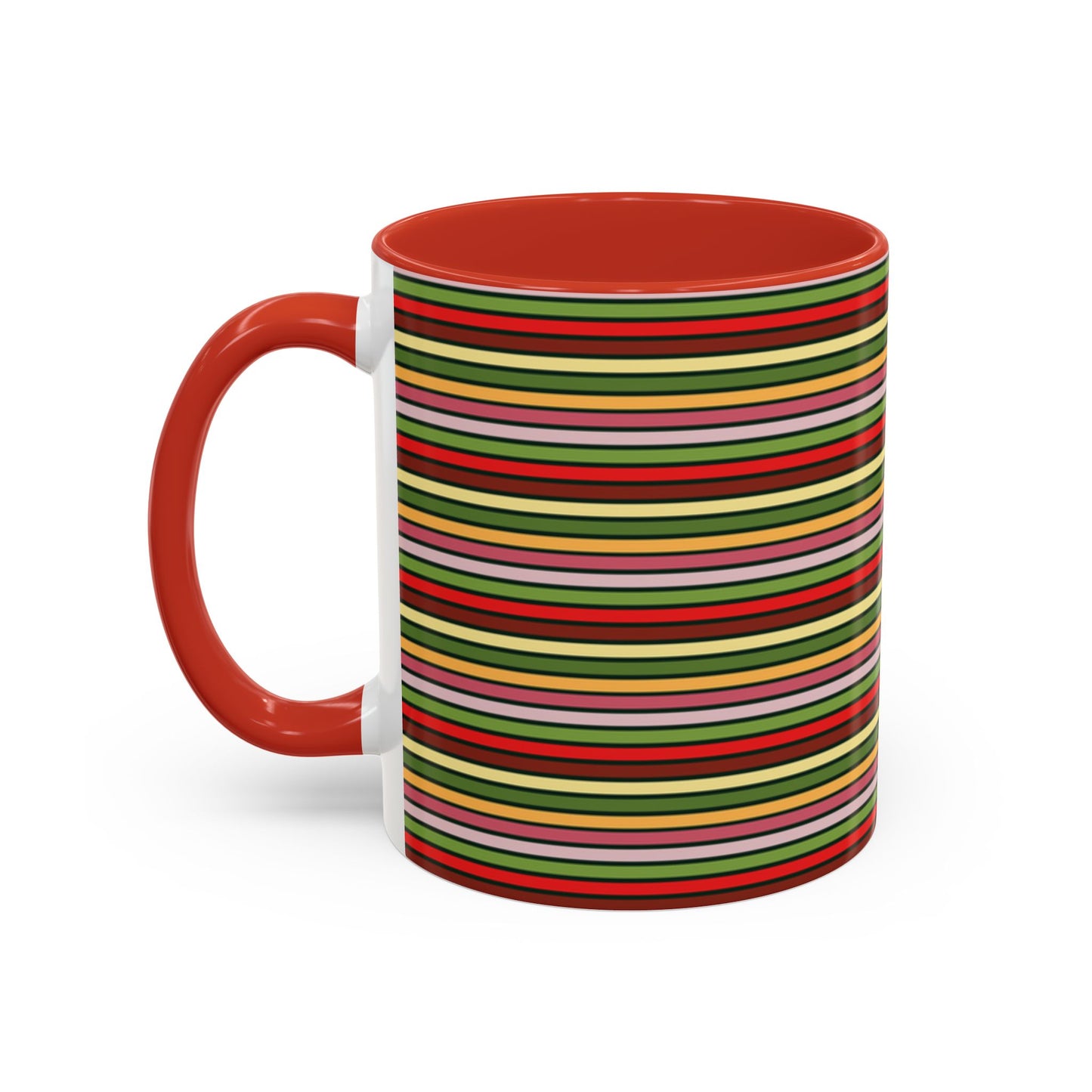 Christmas Stripes  Mug 15oz