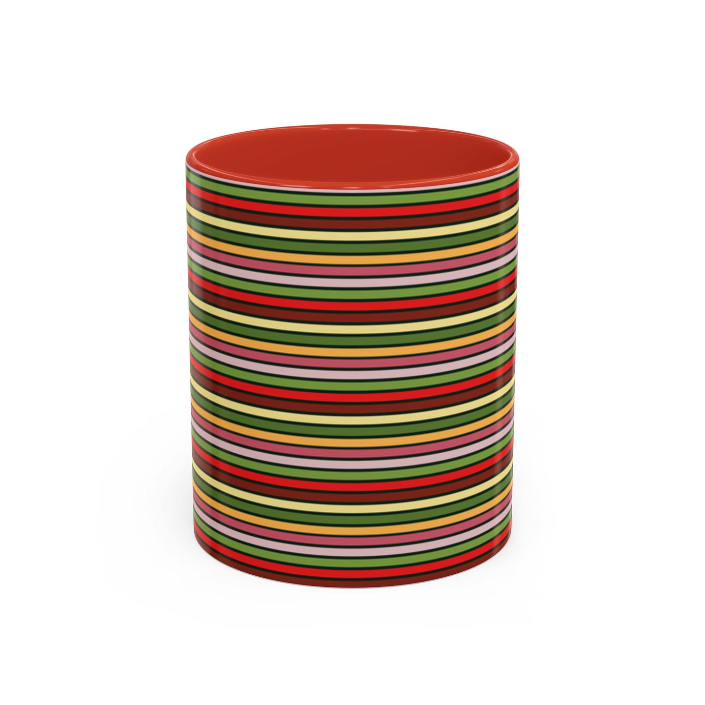 Christmas Stripes  Mug 15oz