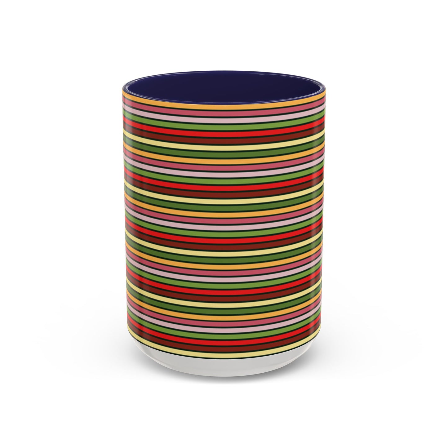 Christmas Stripes  Mug 15oz