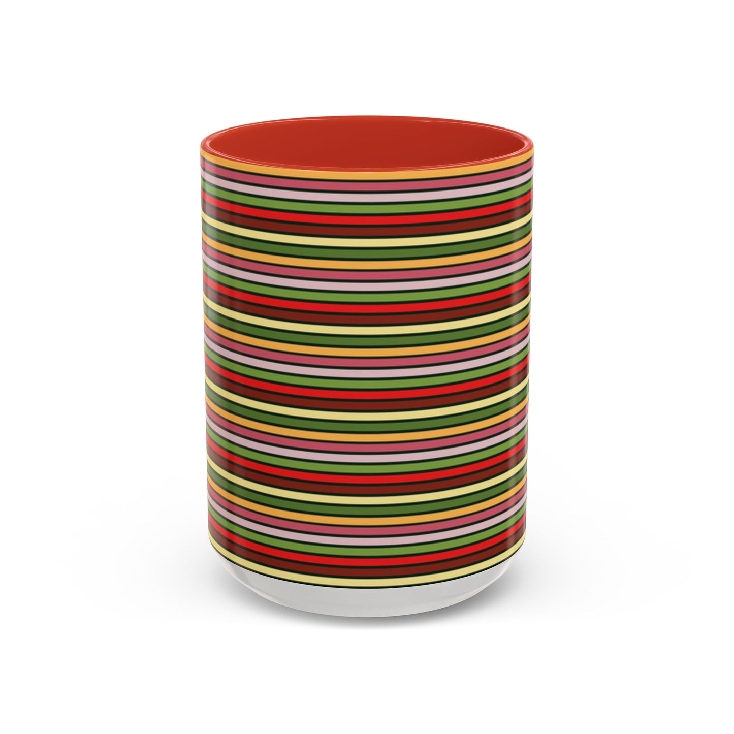 Christmas Stripes  Mug 15oz