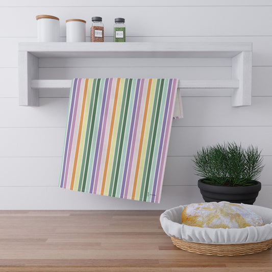 Kitchen Towel Rainbow Stripes Superbloom Collection